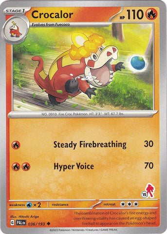 Image for Crocalor - Armarouge 15 (036/193) - Pokemon