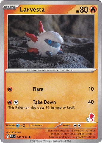 Image for Larvesta - Armarouge 31 (040/197) - Pokemon