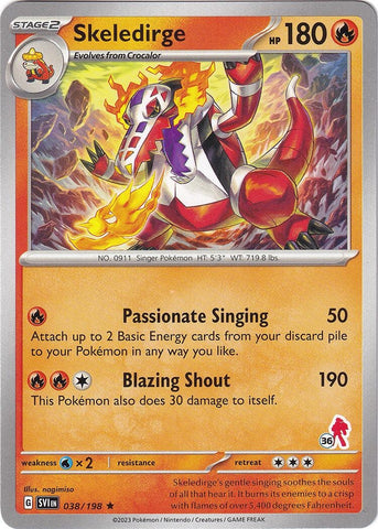 Image for Skeledirge - Armarouge 36 (038/198) - Pokemon