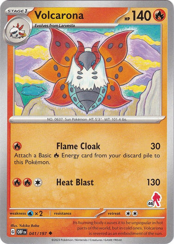 Image for Volcarona - Armarouge 46 (041/197) - Pokemon