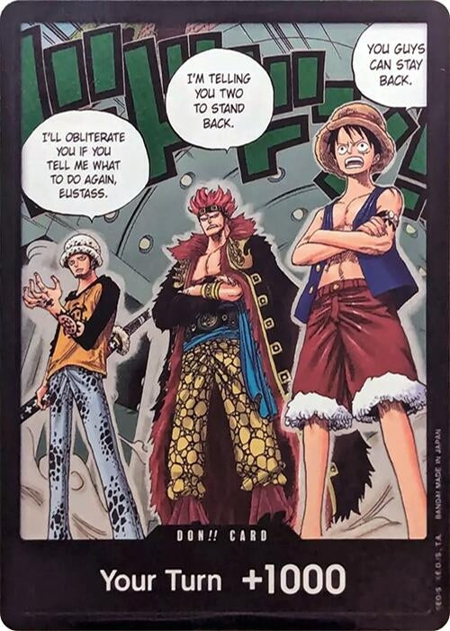 DON!! Card (Trafalgar Law, Eustass Kid and Monkey.D.Luffy) (Double Pack Set Vol. 4) (500 Years in the Future)