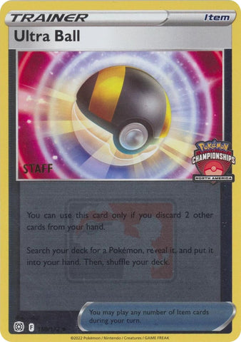 Image for Ultra Ball - 150/172 (North America Championships) [Staff] (150/172) - Pokemon