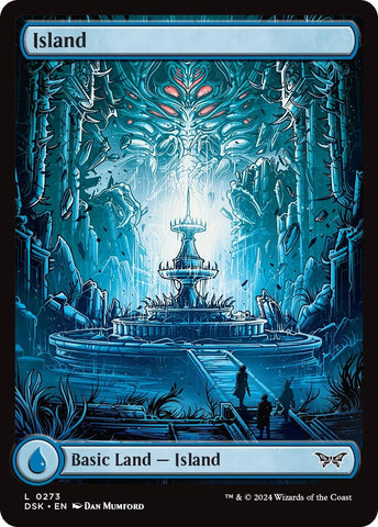 Image for Island (273) - Full Art (273) [Duskmourn: House of Horror]