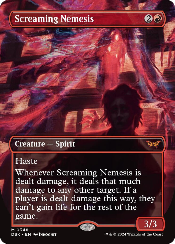 Image for Screaming Nemesis (Borderless) (348) [Duskmourn: House of Horror]