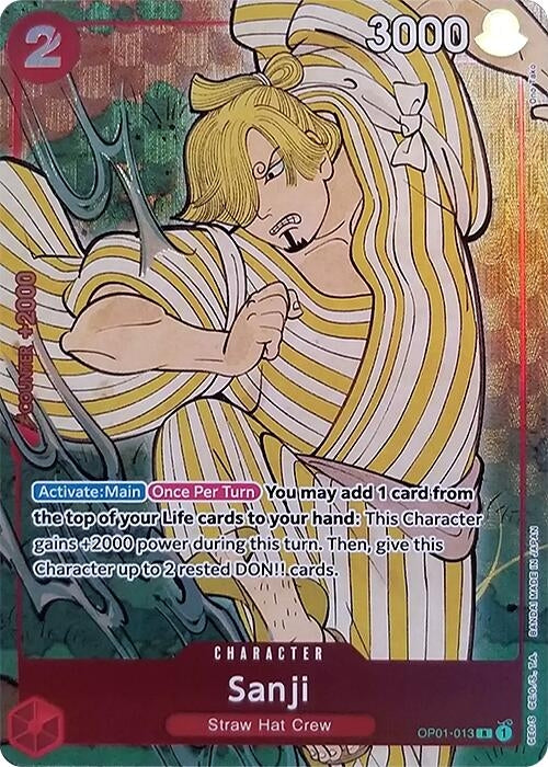 Image for Sanji (English Version 1st Anniversary Set) (OP01-013) (One Piece Promotion Cards) - One Piece Card Game
