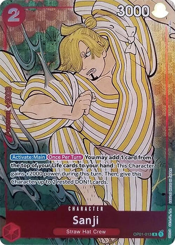 Image for Sanji (English Version 1st Anniversary Set) (OP01-013) - One Piece Card Game
