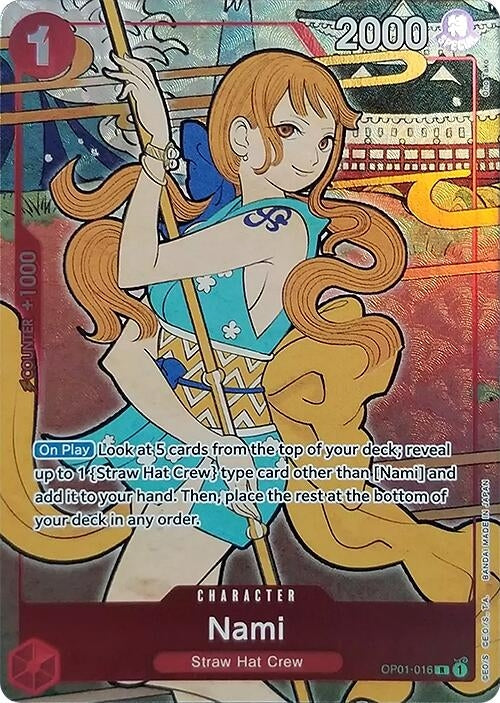 Nami (English Version 1st Anniversary Set) (OP01-016) (One Piece Promotion Cards)