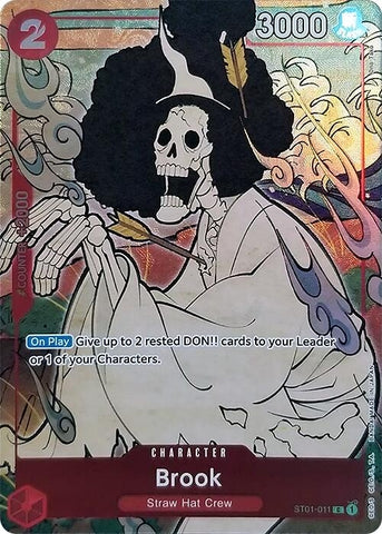Brook (English Version 1st Anniversary Set) (ST01-011) (One Piece Promotion Cards)
