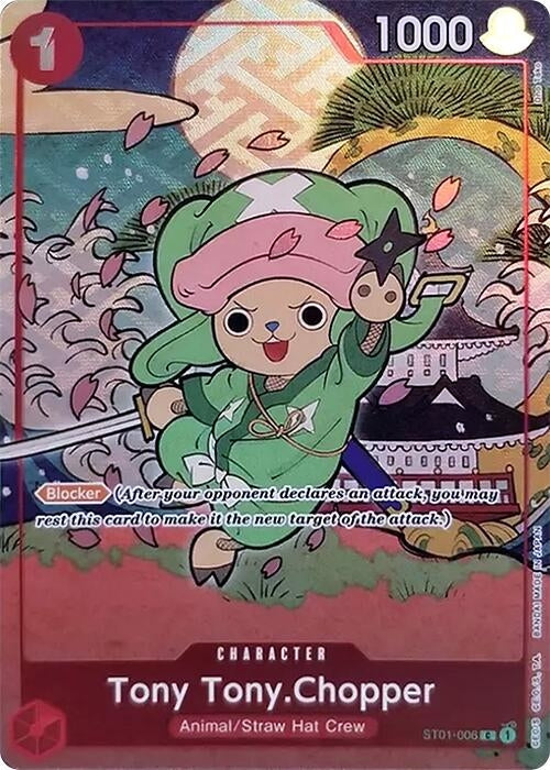 Image for Tony Tony.Chopper (English Version 1st Anniversary Set) (ST01-006) - One Piece Card Game