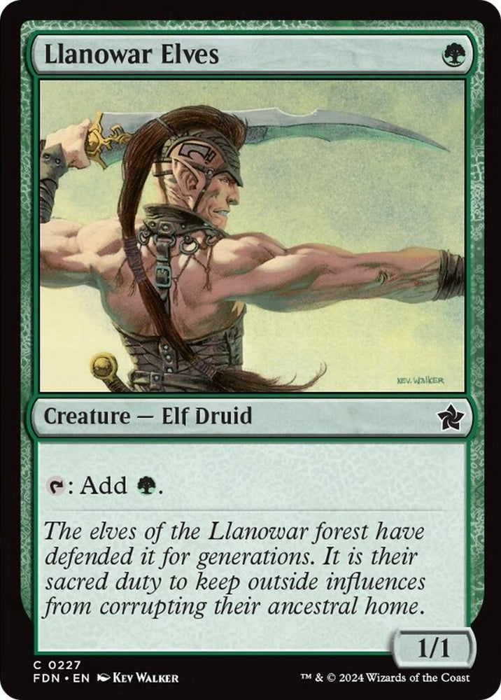 Image for Llanowar Elves (227) [Foundations]