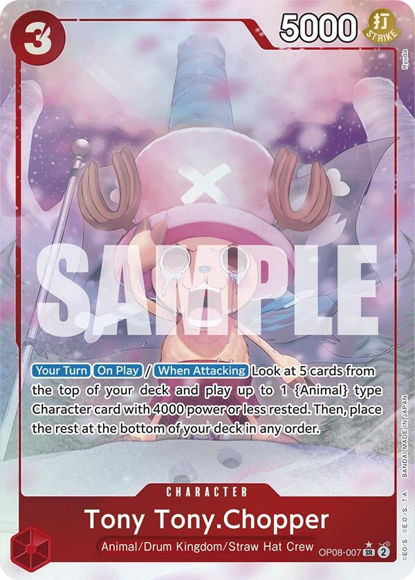 Image for Tony Tony.Chopper (0070) (Parallel) (OP08-007) (OP08) - One Piece Card Game