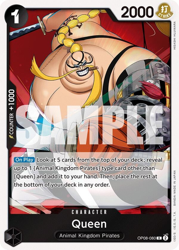 Image for Queen (OP08-080) (OP08) - One Piece Card Game