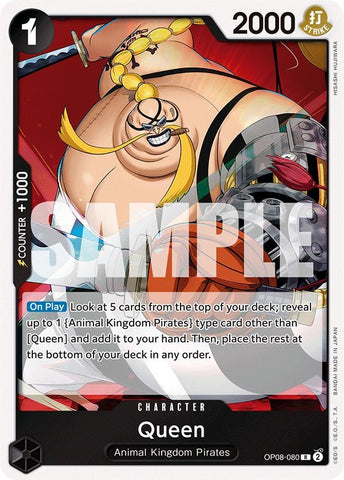 Image for Queen (OP08-080) (OP08) - One Piece Card Game