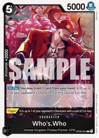 Image for Whos.Who (OP08-091) (OP08) - One Piece Card Game