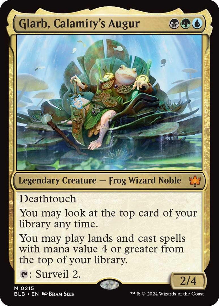 Image for Glarb, Calamity's Augur (215) [Bloomburrow]