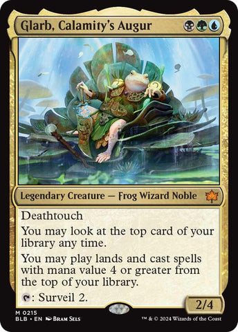 Image for Glarb, Calamity's Augur (215) [Bloomburrow]