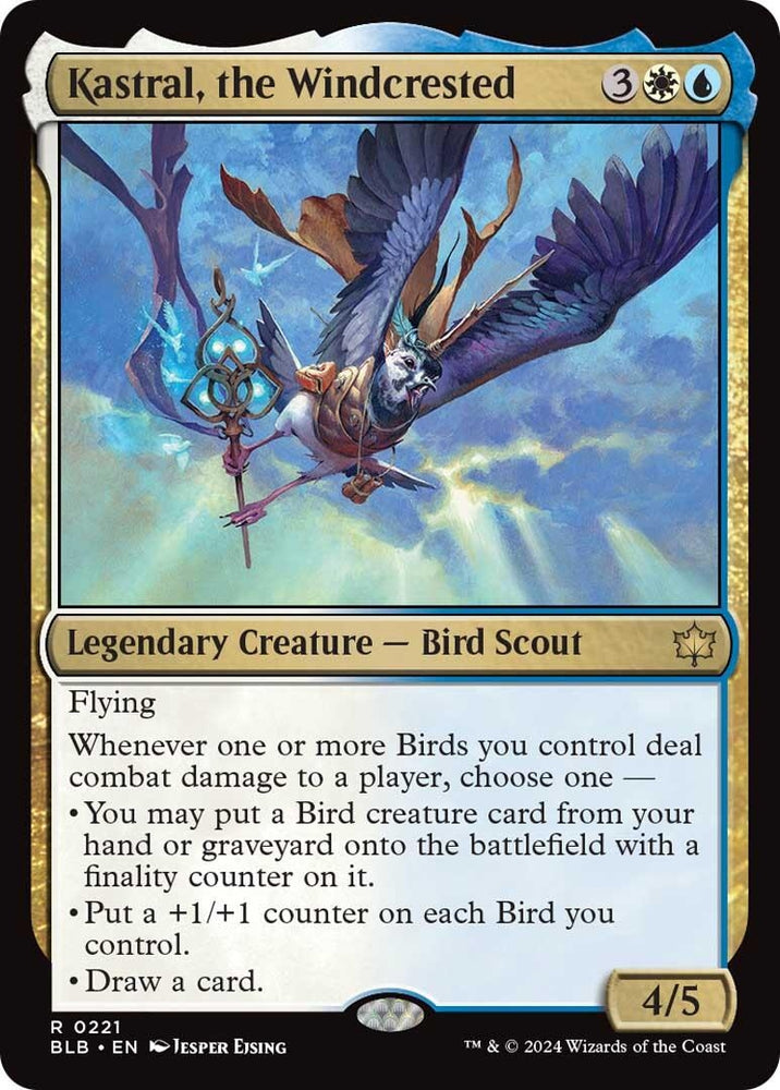 Image for Kastral, the Windcrested (221) [Bloomburrow]