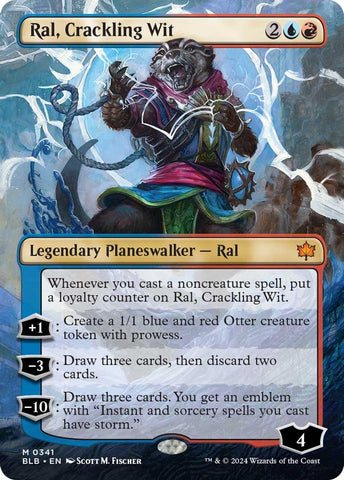 Image for Ral, Crackling Wit (Borderless) (341) [Bloomburrow]