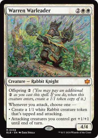 Image for Warren Warleader (38) [Bloomburrow]