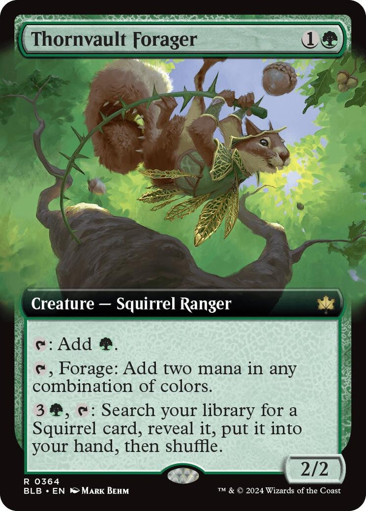 Image for Thornvault Forager (Extended Art) (364) [Bloomburrow]