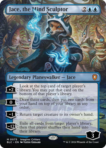 Image for Jace, the Mind Sculptor (Borderless) (75) [Commander: Bloomburrow]