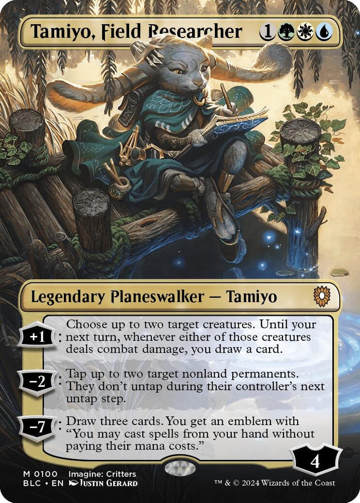 Image for Tamiyo, Field Researcher (Borderless) (100) [Commander: Bloomburrow]