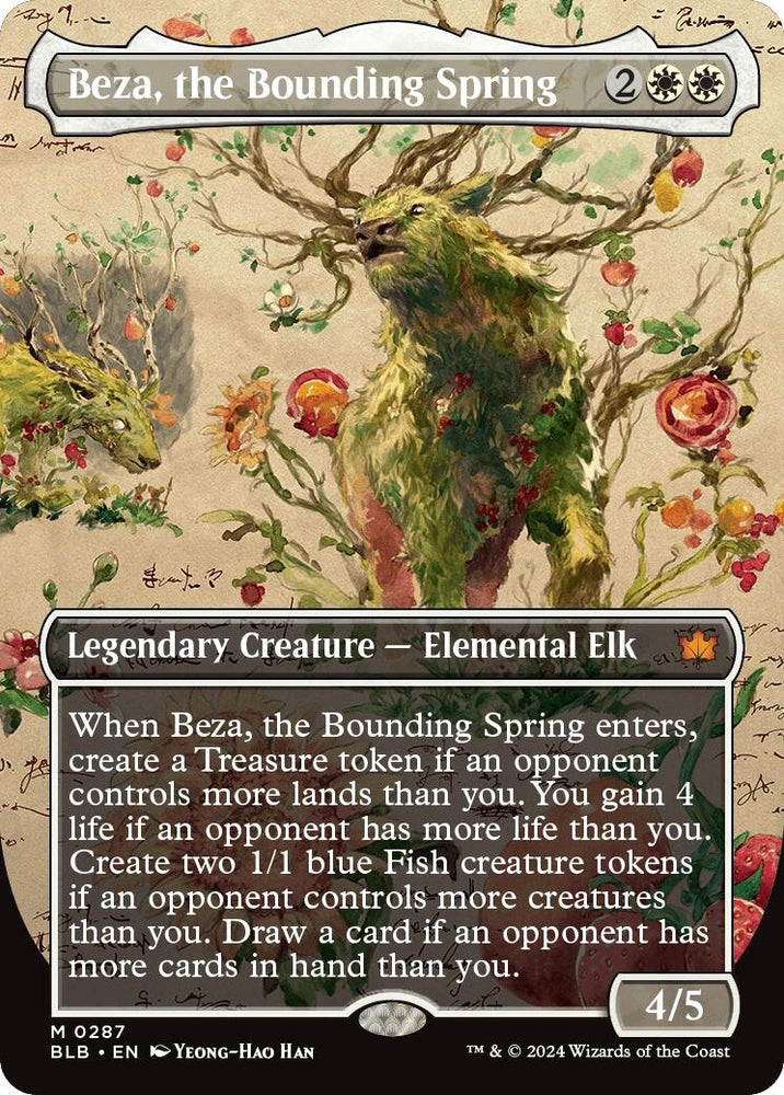 Image for Beza, the Bounding Spring (Borderless) (287) [Bloomburrow]