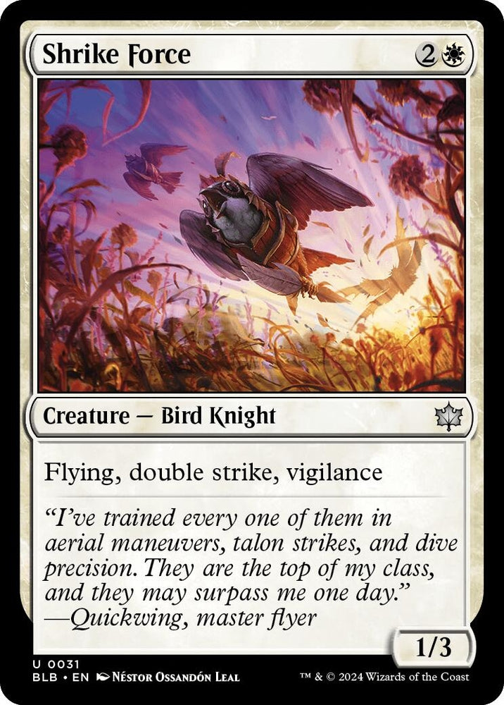 Image for Shrike Force (31) [Bloomburrow]