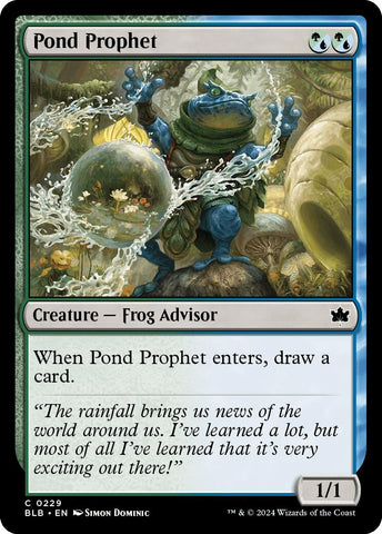 Image for Pond Prophet (229) [Bloomburrow]