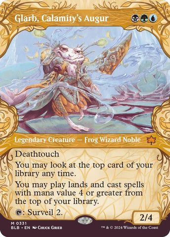 Image for Glarb, Calamity's Augur (Showcase) (331) [Bloomburrow]