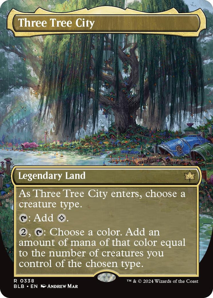 Image for Three Tree City (Borderless) (0338) (338) [Bloomburrow]