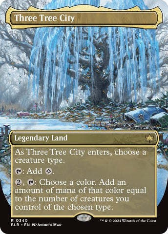 Image for Three Tree City (Borderless) (0340) (340) [Bloomburrow]