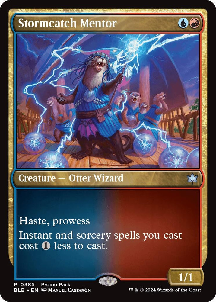 Image for Stormcatch Mentor (385) [Promo Pack: Bloomburrow]