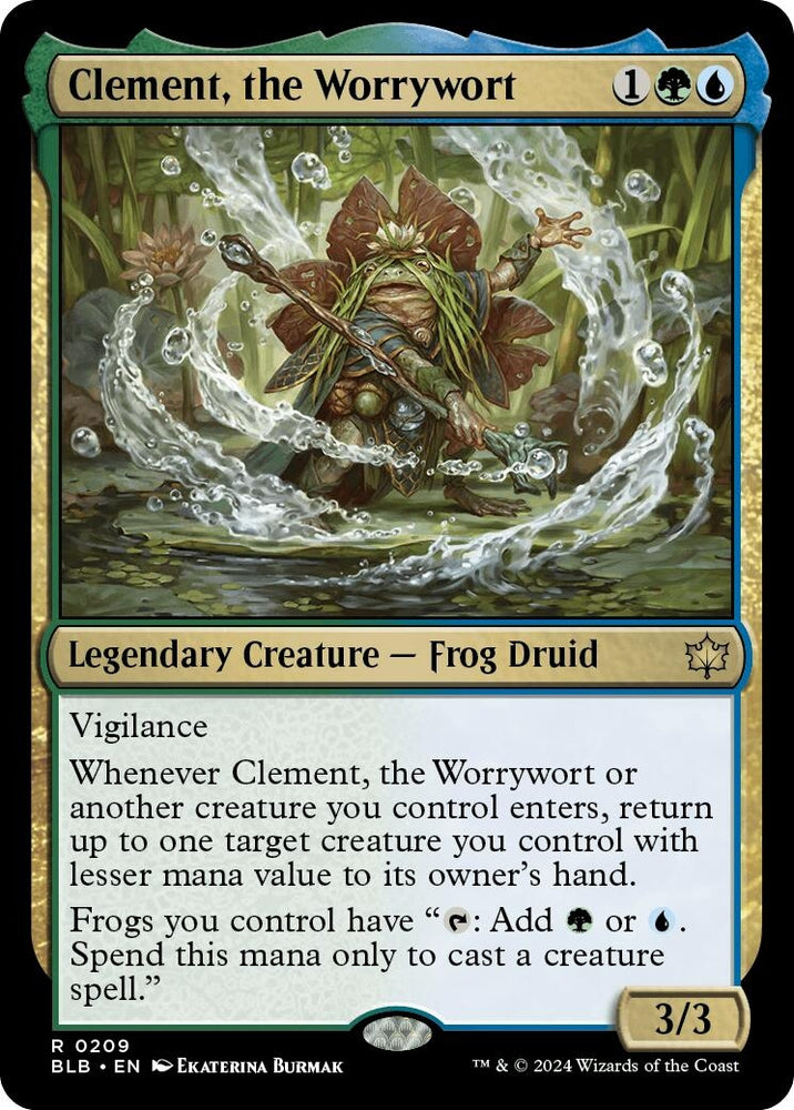 Image for Clement, the Worrywort (209) [Bloomburrow]