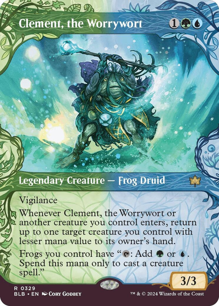 Image for Clement, the Worrywort (Showcase) (329) [Bloomburrow]