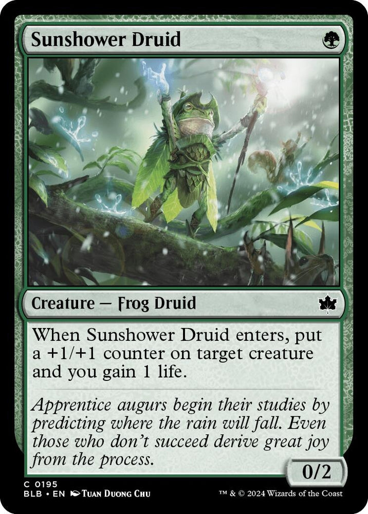 Image for Sunshower Druid (195) [Bloomburrow]