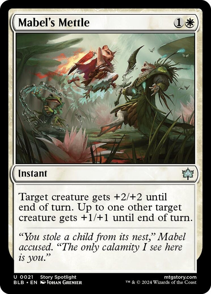 Image for Mabel's Mettle (21) [Bloomburrow]