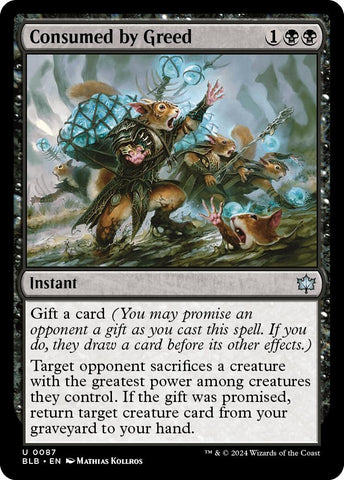 Image for Consumed by Greed (87) [Bloomburrow]