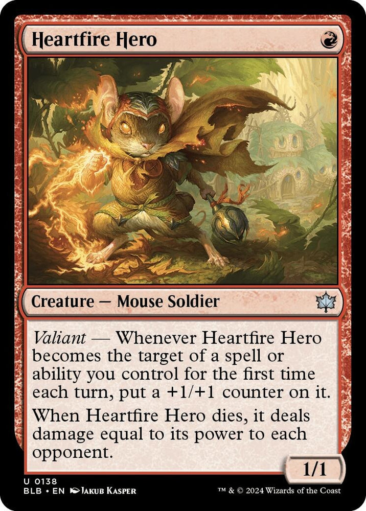 Image for Heartfire Hero (138) [Bloomburrow]