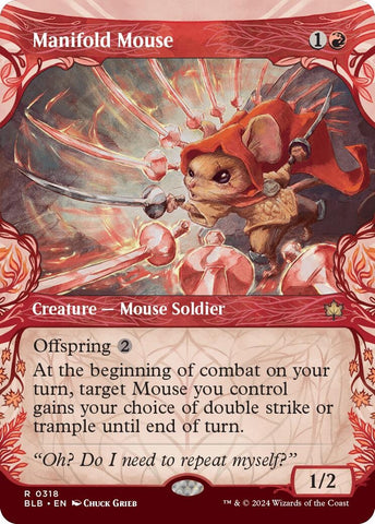 Image for Manifold Mouse (Showcase) (318) [Bloomburrow]