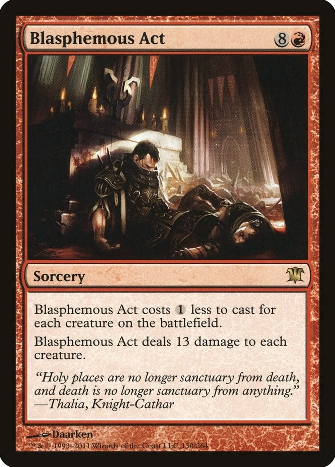 Image for Blasphemous Act (130) [Innistrad]