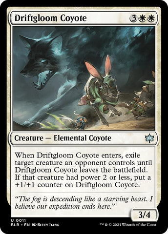 Image for Driftgloom Coyote (11) [Bloomburrow]