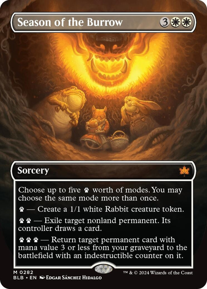 Image for Season of the Burrow (Borderless) (282) [Bloomburrow]