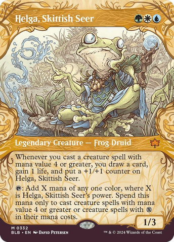 Image for Helga, Skittish Seer (Showcase) (332) [Bloomburrow]