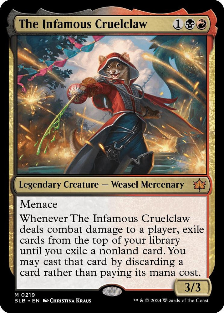 Image for The Infamous Cruelclaw (219) [Bloomburrow]