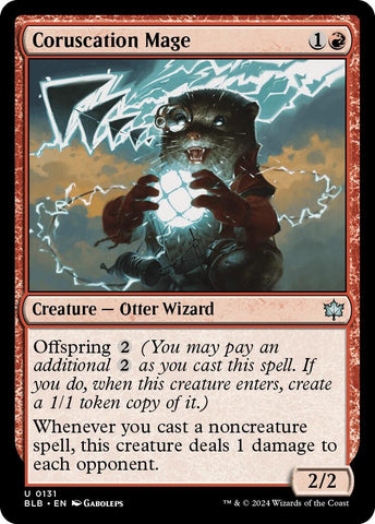 Image for Coruscation Mage (131) [Bloomburrow]