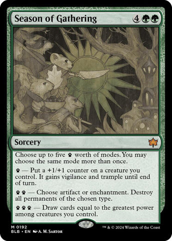 Image for Season of Gathering (192) [Bloomburrow]