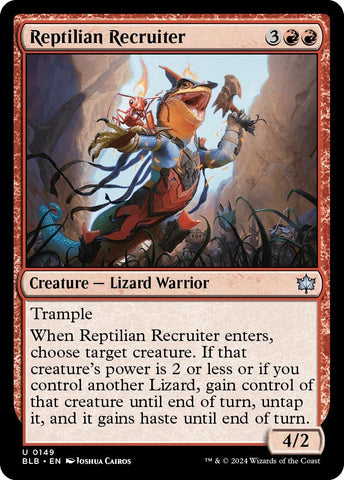 Image for Reptilian Recruiter (149) [Bloomburrow]