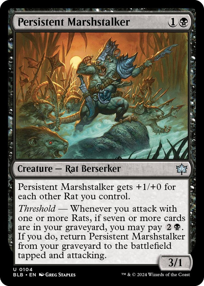 Image for Persistent Marshstalker (104) [Bloomburrow]