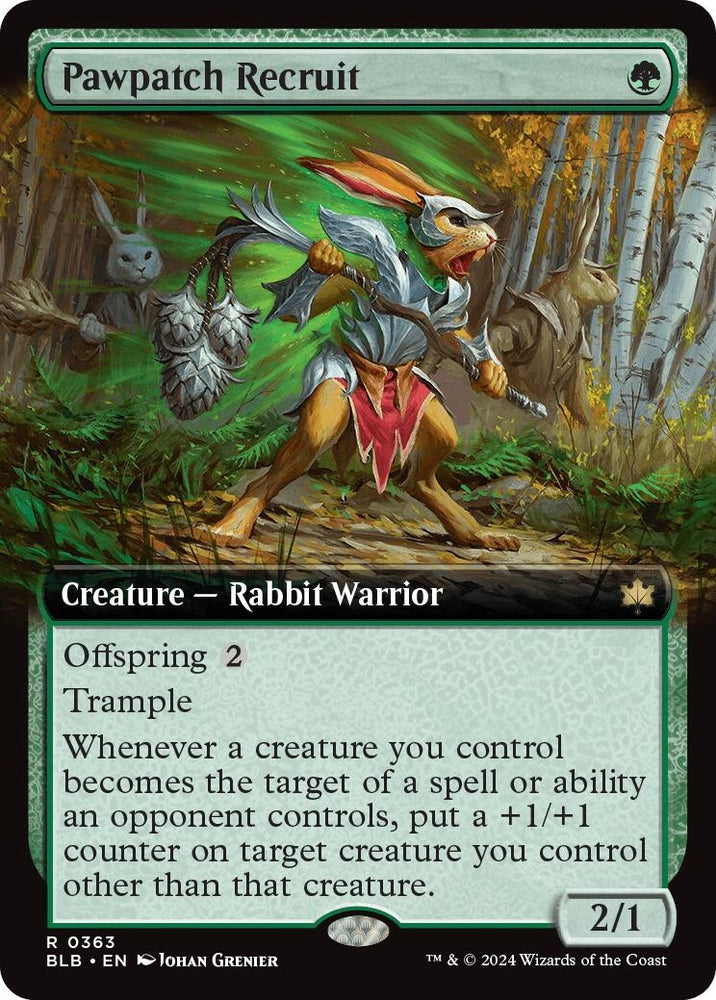 Image for Pawpatch Recruit (Extended Art) (363) [Bloomburrow]
